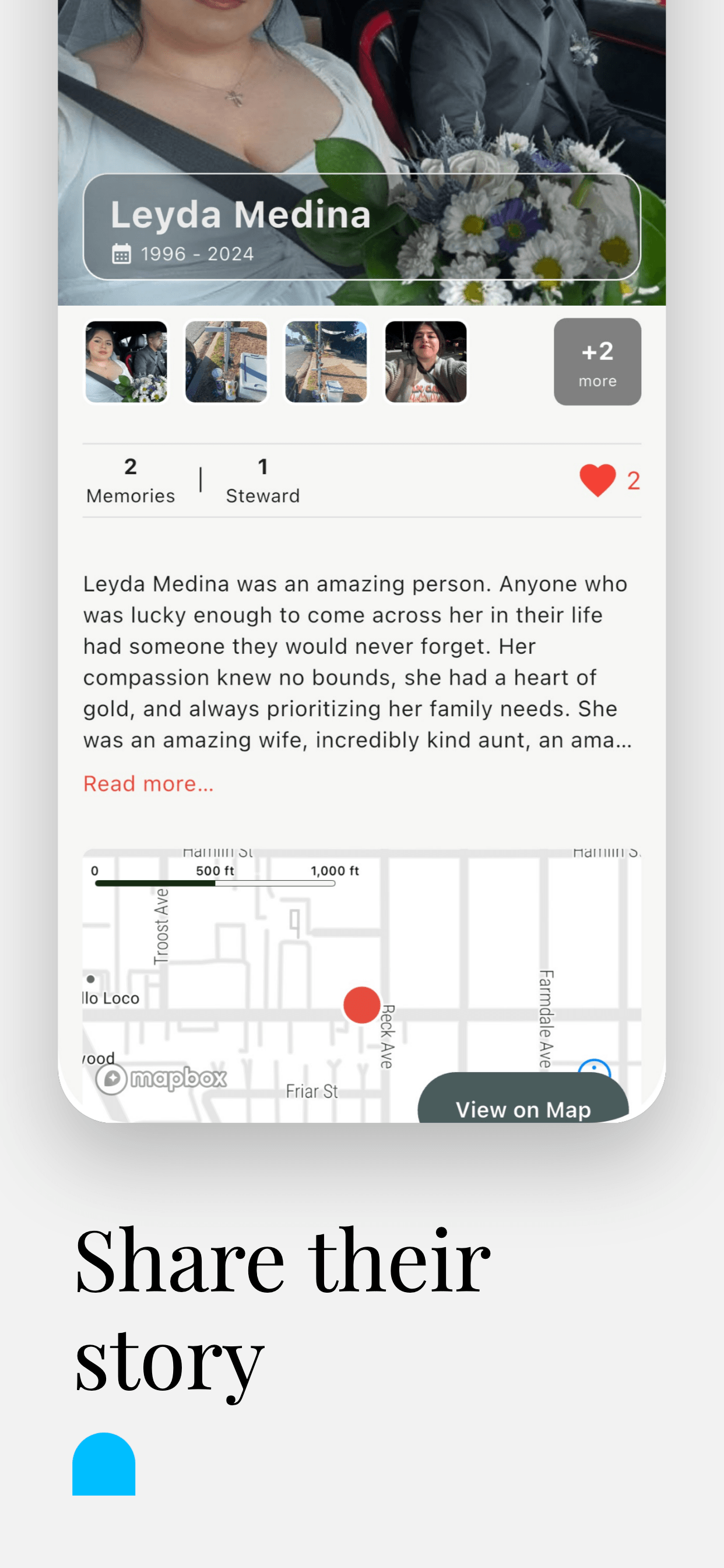 Share their story